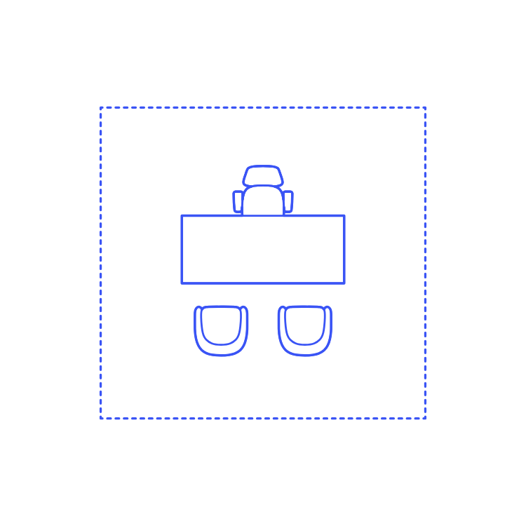 Layouts Private Offices Standard Center Guest Svg Line Art Free Vectors